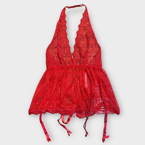 Victoria's Secret Other - Victoria's Secret Red Lace Chemise